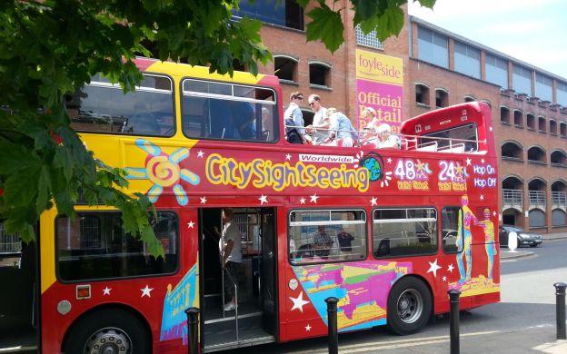 hop on bus tour derry